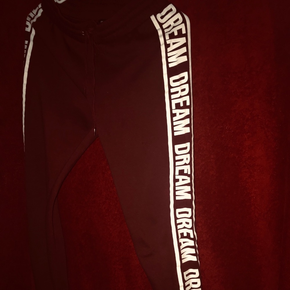 RUE21 "DREAM" Maroon pants 😍😍